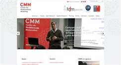 Desktop Screenshot of cmm.uchile.cl