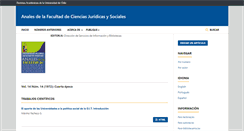 Desktop Screenshot of analesderecho.uchile.cl