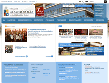 Tablet Screenshot of odontologia.uchile.cl