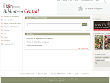 Tablet Screenshot of biblioteca.ing.uchile.cl