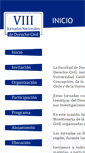 Mobile Screenshot of jornadasderechocivil.uchile.cl