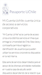 Mobile Screenshot of pasaporte.uchile.cl