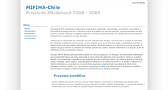 Desktop Screenshot of mifima-chile.cmm.uchile.cl