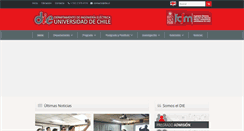 Desktop Screenshot of die.uchile.cl