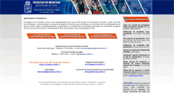 Desktop Screenshot of formacioncomun.med.uchile.cl