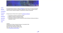 Desktop Screenshot of fisica.ciencias.uchile.cl