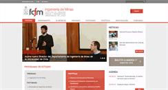 Desktop Screenshot of minas.uchile.cl