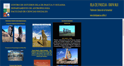 Desktop Screenshot of isladepascua.uchile.cl